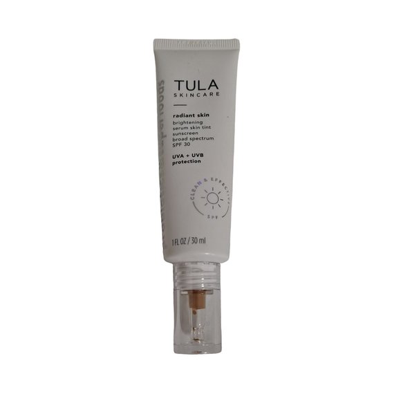 Tula Skincare Radiant Skin Tint 17 Sunscreen Broad Spectrum UVA UVB SPF 30 - Picture 1 of 4